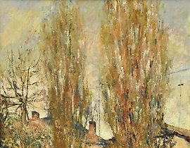 The text "Август х м" translates to "August x m" in English.