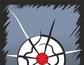 The translation of "Война графика" into English is "War of Graphics."