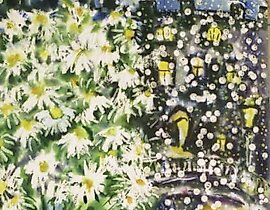 "Chamomiles in the snow"
