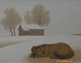 Песнь о собаке Холст, масло 