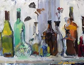 The translation of "bottles №4 масло, двп" into English is "bottles #4 oil, DVP." 

(Note: "дvp" could refer to "dried vegetable oil" or another specific term, depending on the context.)