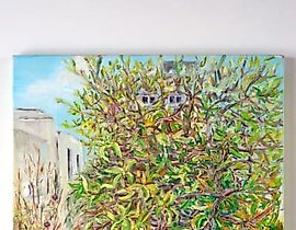 Tree, Paphos (Cyprus) oil on canvas