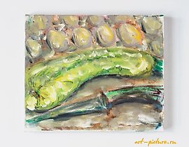 卡巴切克油，画布