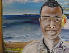 "Fiji, Bill acrylic, canvas"