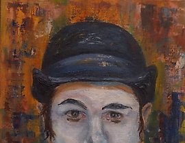 The translation of "мим масло, холст" into English is "mime oil, canvas."