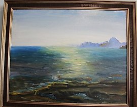 "Megan oil. Canvas."