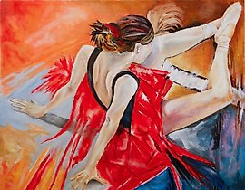 "Exhausting Success" canvas, oil paint