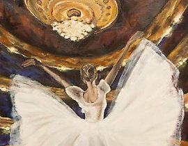 "阿瓦齐" 布面油画