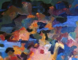 Silk Road. "Nowruz." canvas oil.