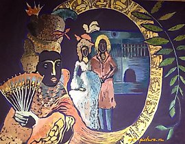 The translation of "Париж Гуашь" into English is "Paris Gouache."