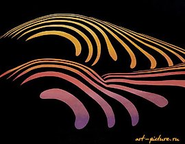 "Infinite Energy Oil, Paste, Canvas"