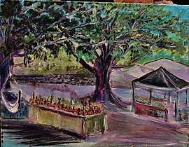 埃芒迪丙烯画布