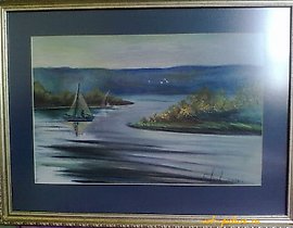 "Volga Motif - Tsarevschina (pastel)"