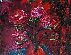 The text ".RED. xolst maslo" translates to ".RED. canvas oil" in English. "xolst" refers to "canvas" and "maslo" means "oil" in Russian. The ".RED." appears to be a label or brand.