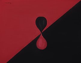 "acrylic infiltration, canvas"