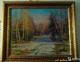 "Spring Canvas, oil"