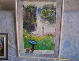 Still life of favorite flowers, canvas, oil.