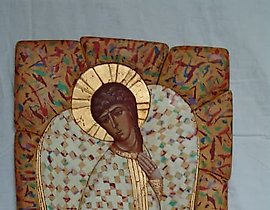 Ангел-хранитель Художественное панно 