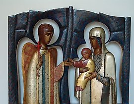 Ангел-хранитель Художественное панно 