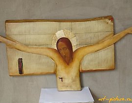 Распятие Художественный рельеф 