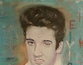 The translation of "Элвис масло холст" into English is "Elvis oil canvas."