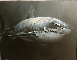 "Bearer of Death, oil on canvas"