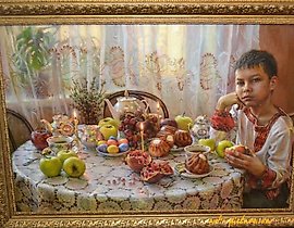 "Passover canvas/oil"