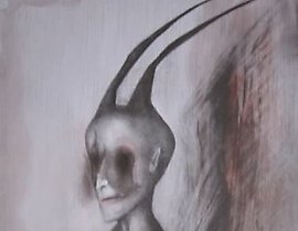 The translation of the text is: "Damn watercolor, pencil, watercolor paper."