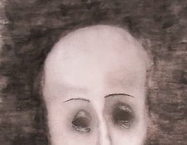 死亡的微笑 水彩，铅笔，水彩纸