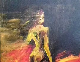 The translation of "время акрил холст" into English is "time acrylic canvas."