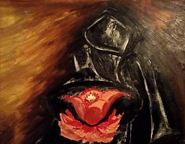 "Guard, canvas, oil."