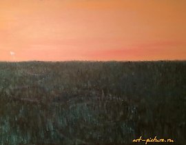 The translation of the text is: "Crossed canvas, oil, varnish."