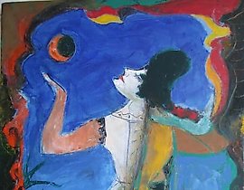 "Eclipse" (Canvas, oil)