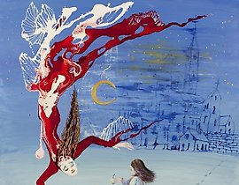 APPLE WINTER CANVAS, ACRYLIC (PAPER, ACRYLIC PAINTS)