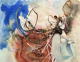 ULISSE paper, acrylic paints