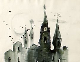 无风（NO WIND）纸，墨水。