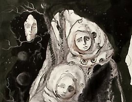 "CHILDREN OF EARTH (ДЕТИ ЗЕМЛИ) MIXED TECHNIQUE (СМЕШАННАЯ ТЕХНИКА) PAPER"