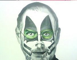 The translation of the text "Лицо успеха масло, холст" into English is "The Face of Success oil, canvas."