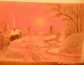 The translation of "Зимой пастель" into English is "Winter pastel."