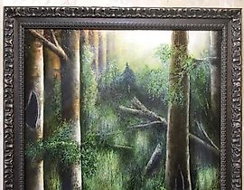 "Untitled oil, author's multilayered"