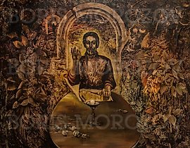 «什么是真理» 纸板 / 油画