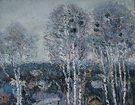 Spring. Canvas, oil. 60 x 60 cm