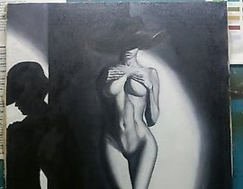 我的朋友 Масло，画布