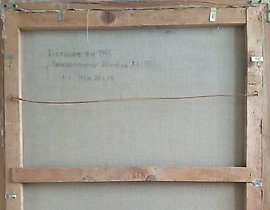 "Medical instructor Ivanova L.A. Canvas, oil"