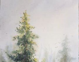 The translation of "Утро Акварель" into English is "Morning Watercolor."