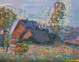 Morning Motif. Canvas, oil. 33 x 50 cm.
