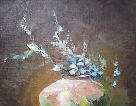 The translation of "Кувшин ДВП, масло" into English is "MDF jug, oil."