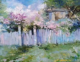 该文本翻译为简体中文是：“麦油，画布”。