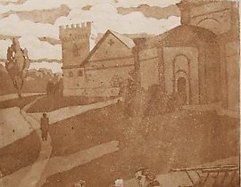 "Sketch. T.G. Shevchenko in Sedniv (from the series)"