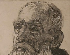 Mischenko V. Paper, soft varnish. 20 × 16 cm.